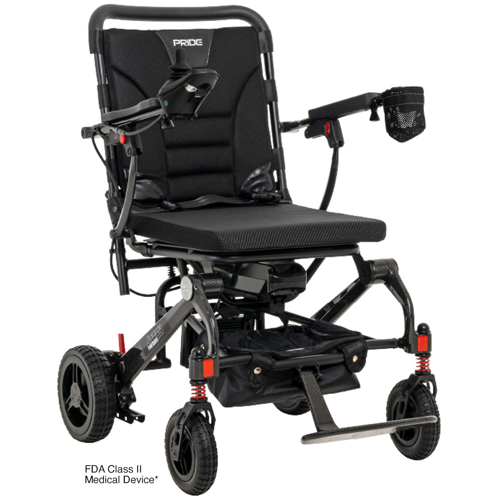 Jazzy&reg; Carbon electric wheelchair Pride Jazzy power chair