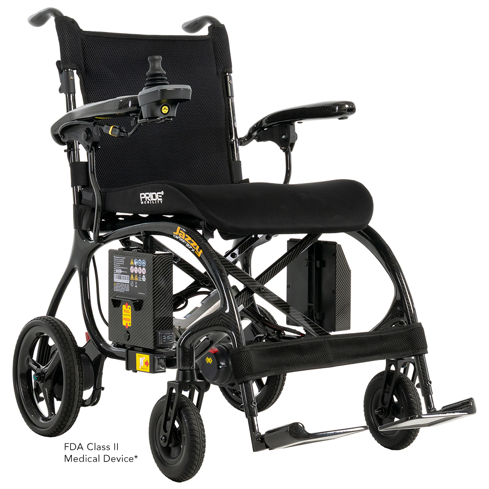 Jazzy&reg; Carbon 27X electric wheelchair Pride Jazzy power chair